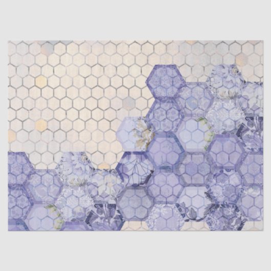 De Blue Bee Serie Design 10 Tissuepapier (Voorkant)