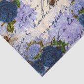 De Blue Bee Serie Design 11 Tissuepapier (Detail)