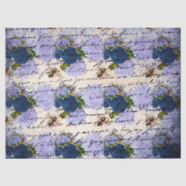 De Blue Bee Serie Design 11 Tissuepapier