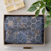 De Blue Bee Serie Design 15 Tissue Papier (Geschenk)