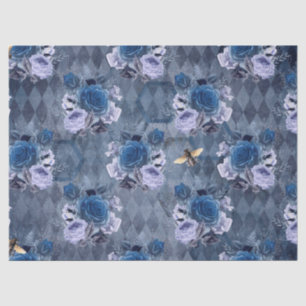De Blue Bee Serie Design 1 Tissuepapier