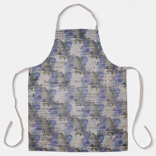 De Blue Bee Serie Design 3 Schort (Voorkant)