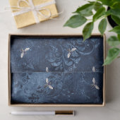De Blue Bee Serie Design 7 Tissuepapier (Geschenk)