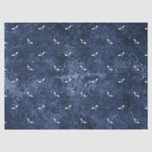 De Blue Bee Serie Design 7 Tissuepapier (Voorkant)