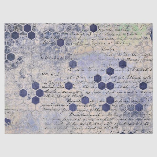 De Blue Bee Series Design 18 Tissuepapier (Voorkant)