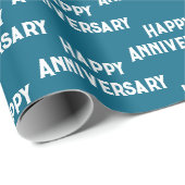 De 'Blue Crush' Jubileum Wrap Cadeaupapier (Rol Hoek)