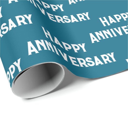 De 'Blue Crush' Jubileum Wrap Cadeaupapier (Rol Hoek)
