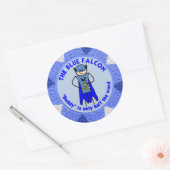 De Blue Falcon custom sticker (Envelop)