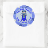 De Blue Falcon custom sticker (Tas)