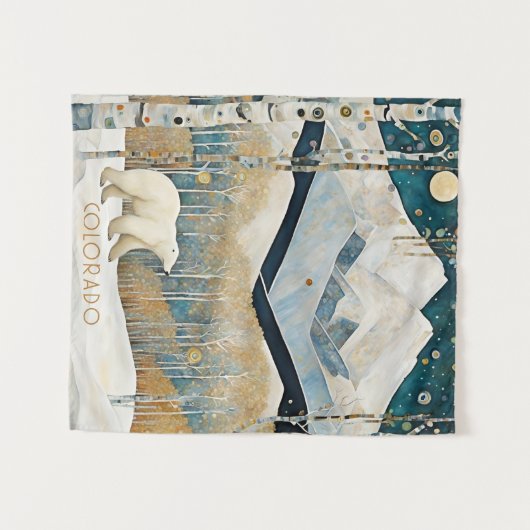 De Blue Mountain Natuur Wall Wandkleed (Voorkant (horizontaal))