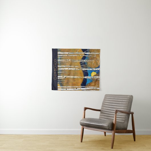 De Blue Mountain Natuur Wall Wandkleed (In Situ (horizontaal))