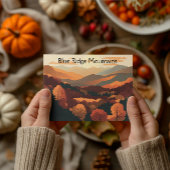 De Blue Ridge Mountains, aanpasbaar Briefkaart