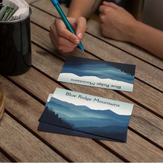 De Blue Ridge Mountains, aanpasbaar Briefkaart