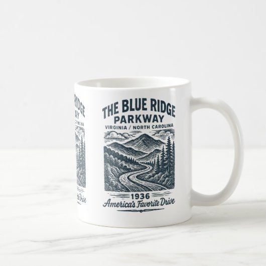De Blue Ridge Parkway Koffiemok (Rechts)