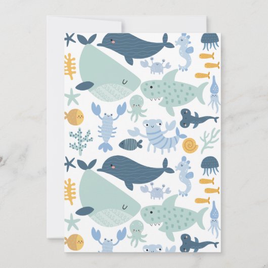 De Blue Twins zijn de Zee Boys op hun eerste verja Kaart (Achterkant)