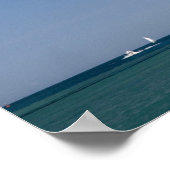 De Blue Water Bridge is een twin-span brug 2 Poster (Hoek)