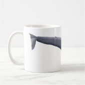 De Blue Whale Illustration Whale Lover Gift Koffiemok (Links)