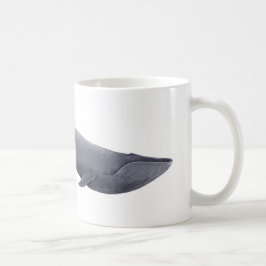 De Blue Whale Illustration Whale Lover Gift Koffiemok