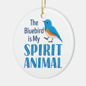 De Bluebird is mijn Spirit Animal Keramisch Ornament (Links)