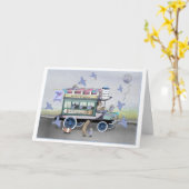 De Bluebird of Happiness Omnibus Kaart (Gele Bloem)