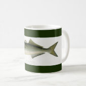De Bluefish Visser Stripe Mok (Voorkant rechts)