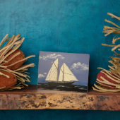De Bluenose, een raceboot Fotoplaat (Zijkant)