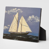 De Bluenose, een raceboot Fotoplaat (Zijkant)