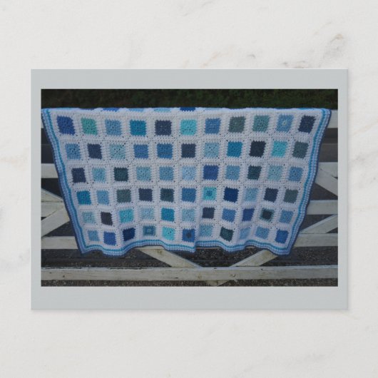 De Blues Crochet Blanket Briefkaart (Voorkant)