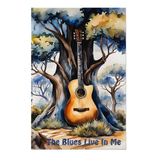 De Blues leven in mij Perfect Poster (Voorkant)