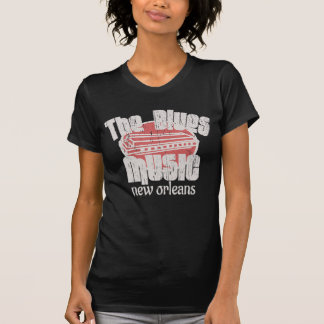 De Blues Music New Orleans Harmonica heeft nood T-shirt
