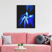 De blues van het leven canvas afdruk (Insitu (Woonkamer))