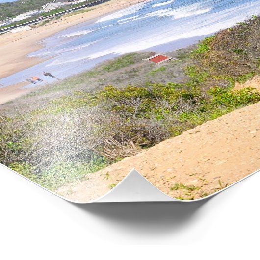 De Bluffs in het State Park van Shadmoor Foto Afdruk (Hoek)