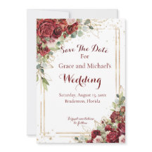 De Blushing Bride Red Rose Bruiloft