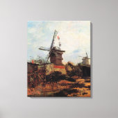 De Blute Fin-molen door Vincent van Gogh Canvas Afdruk (Voorkant)