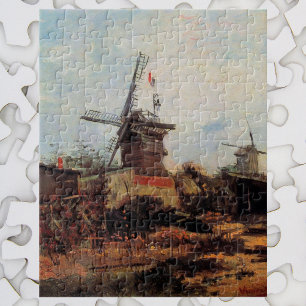De Blute Fin-molen door Vincent van Gogh Legpuzzel