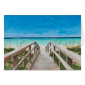 De Boardwalk schilderij, voel me beter kaart (Voorkant Horizontaal)