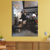 De Boat House Bar Canvas Afdruk (Insitu (Woonkamer))