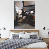 De Boat House Bar Canvas Afdruk (Insitu (Slaapkamer))