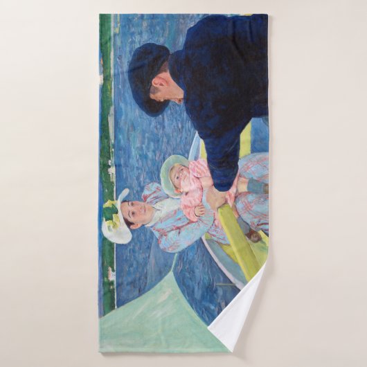 De Boating Party, Mary Cassatt Badhanddoek (Badhanddoek)