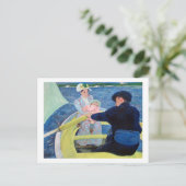 De Boating Party, Mary Cassatt Briefkaart (Staand voorkant)