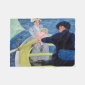 De Boating Party, Mary Cassatt Fleece Deken (Voorkant (Horizontaal))