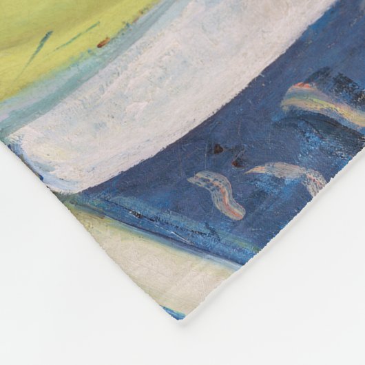 De Boating Party, Mary Cassatt Fleece Deken (Hoek)