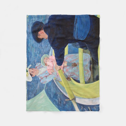 De Boating Party, Mary Cassatt Fleece Deken (Voorkant)
