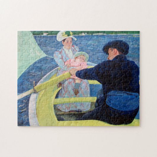 De Boating Party, Mary Cassatt Legpuzzel (Horizontaal)