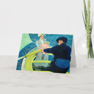 De Boating Party van Mary Cassatt Bedankkaart