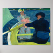 De Boating Party van Mary Cassatt Poster (Voorkant)