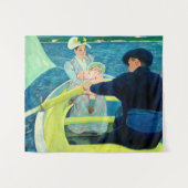 De Boating Party van Mary Cassatt Wandkleed (Voorkant (horizontaal))