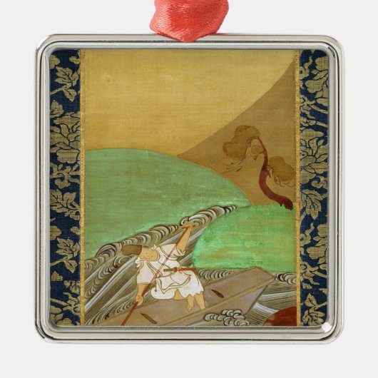 De Boatman Metalen Ornament (Voorkant)