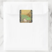 De Boatman Vierkante Sticker (Tas)