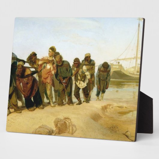 De Boatmen op de Volga, 1870-73 Fotoplaat (Zijkant)